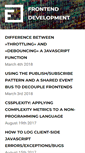Mobile Screenshot of frontend-development.com
